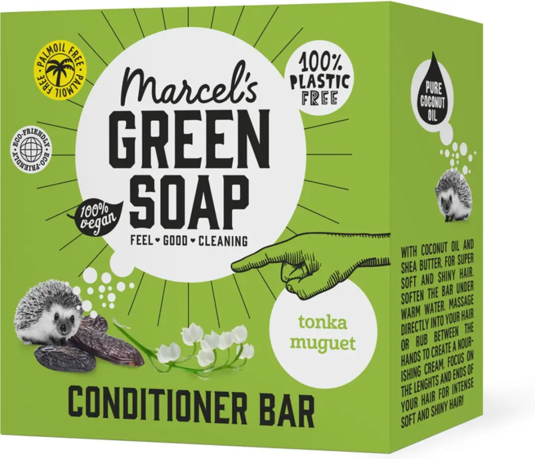 Marcel's Green Soap Conditioner Bar Tonka & Muguet 60g