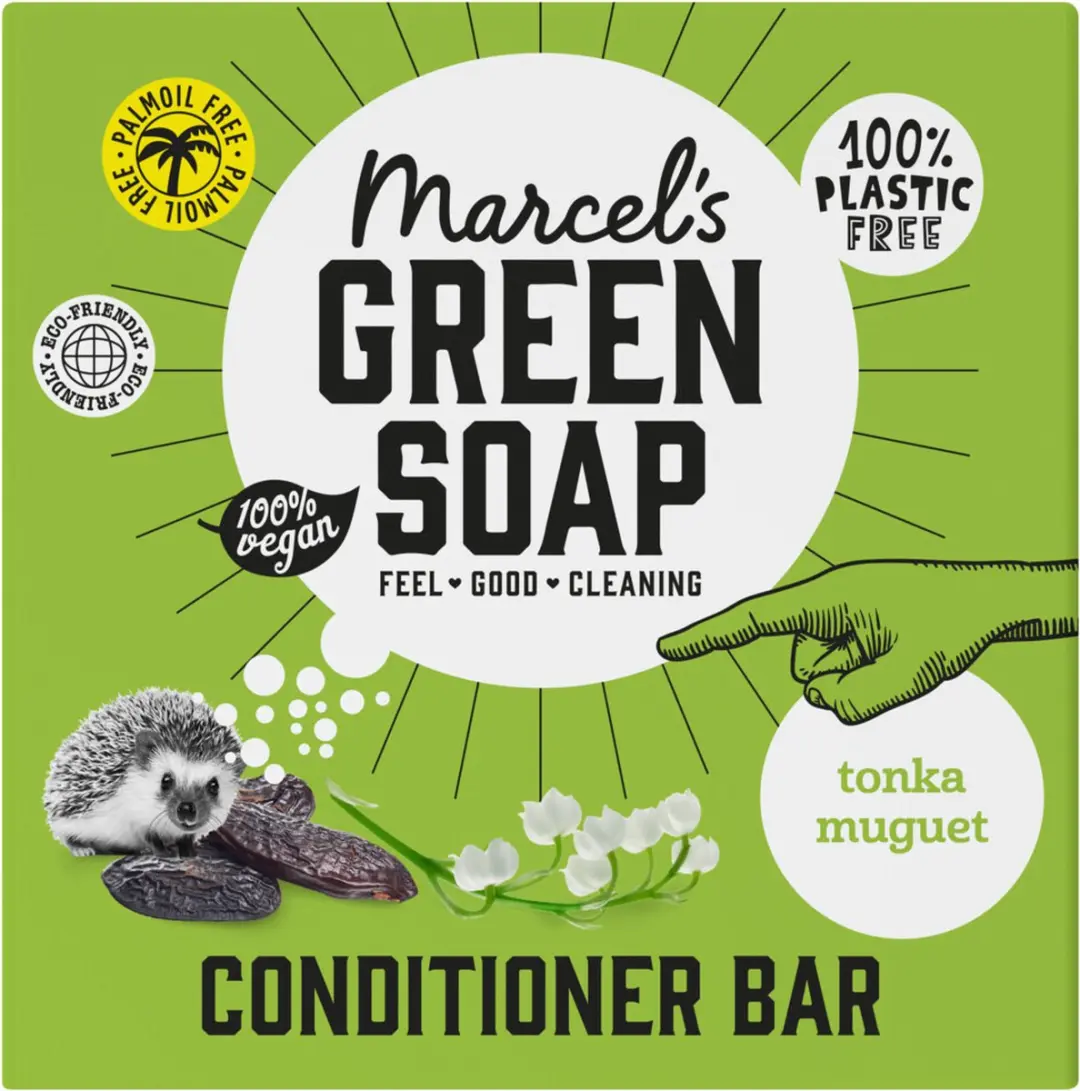 Marcel's Green Soap Conditioner Bar Tonka & Muguet 60g