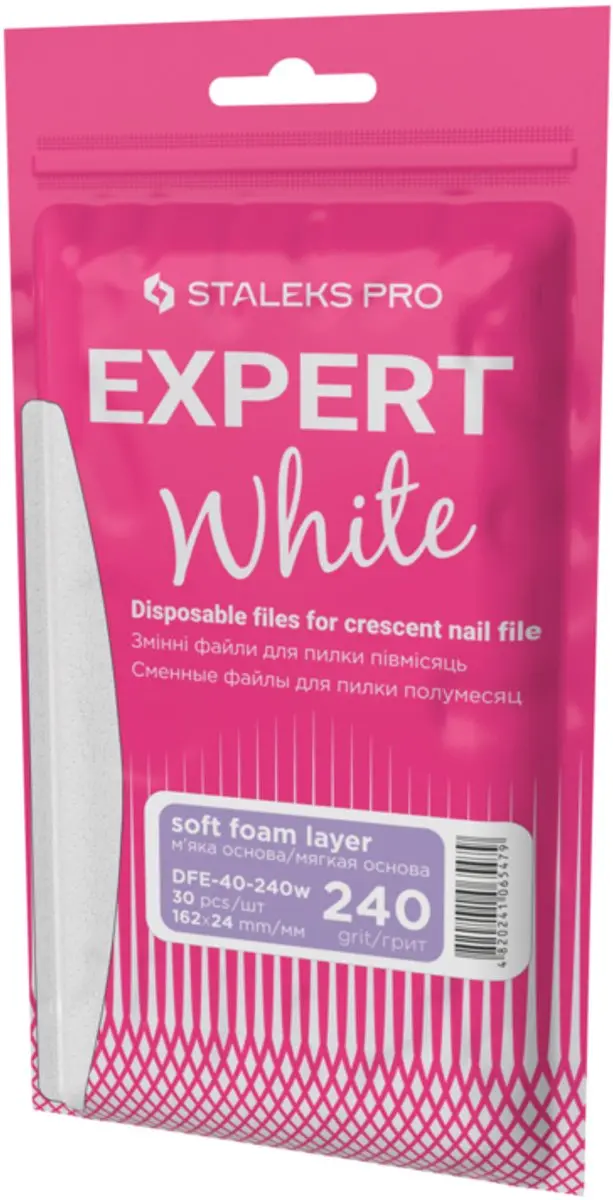 STALEKS EXPERT DFE-40-240W Plakvijl Half Moon 240 Grit - 30 Stuks