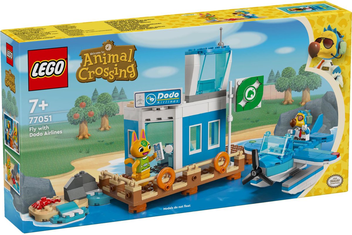 LEGO Animal Crossing™ Vlieg met Dodo Airlines - 77051