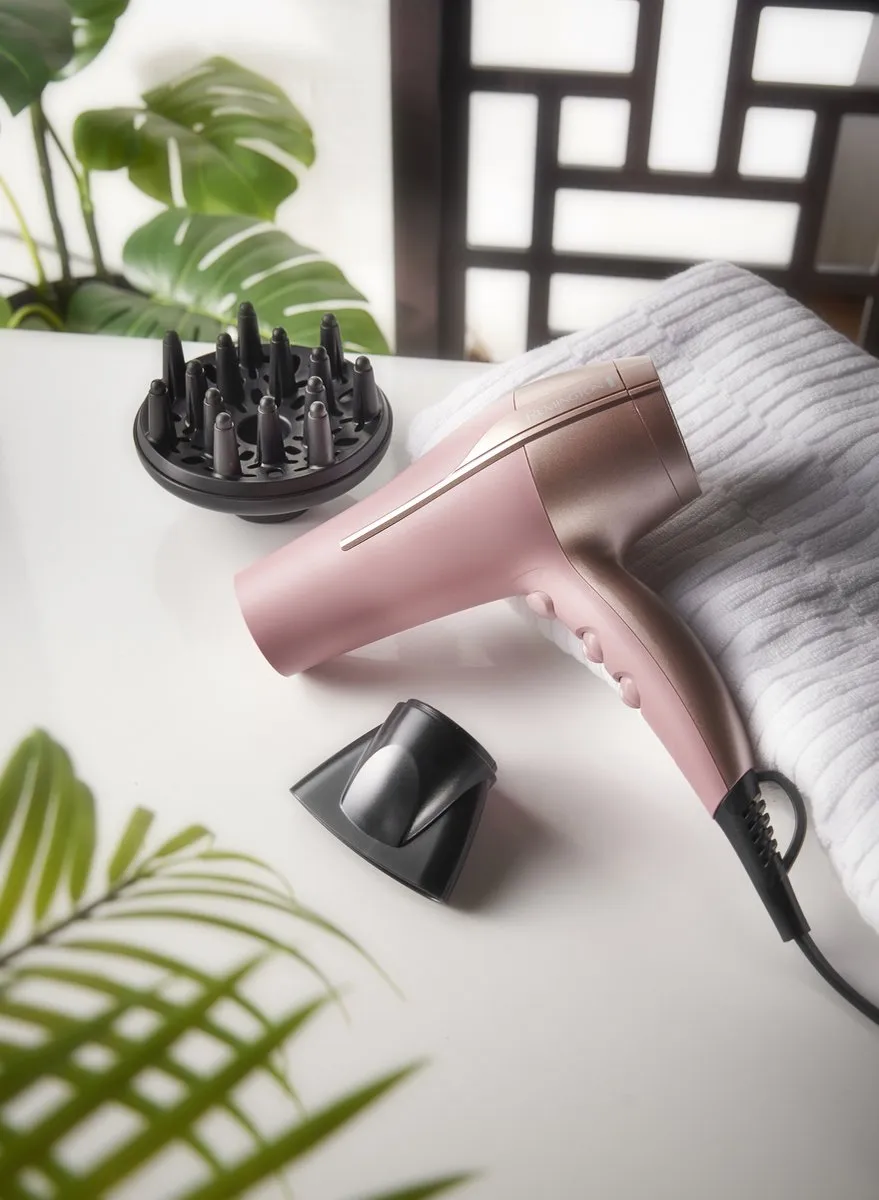 Remington D5901 Coconut Smooth Föhn - 2200W - Roze