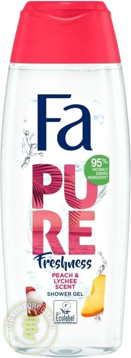 Fa Douchegel Pure Freshness Peach & Lychee 250ml