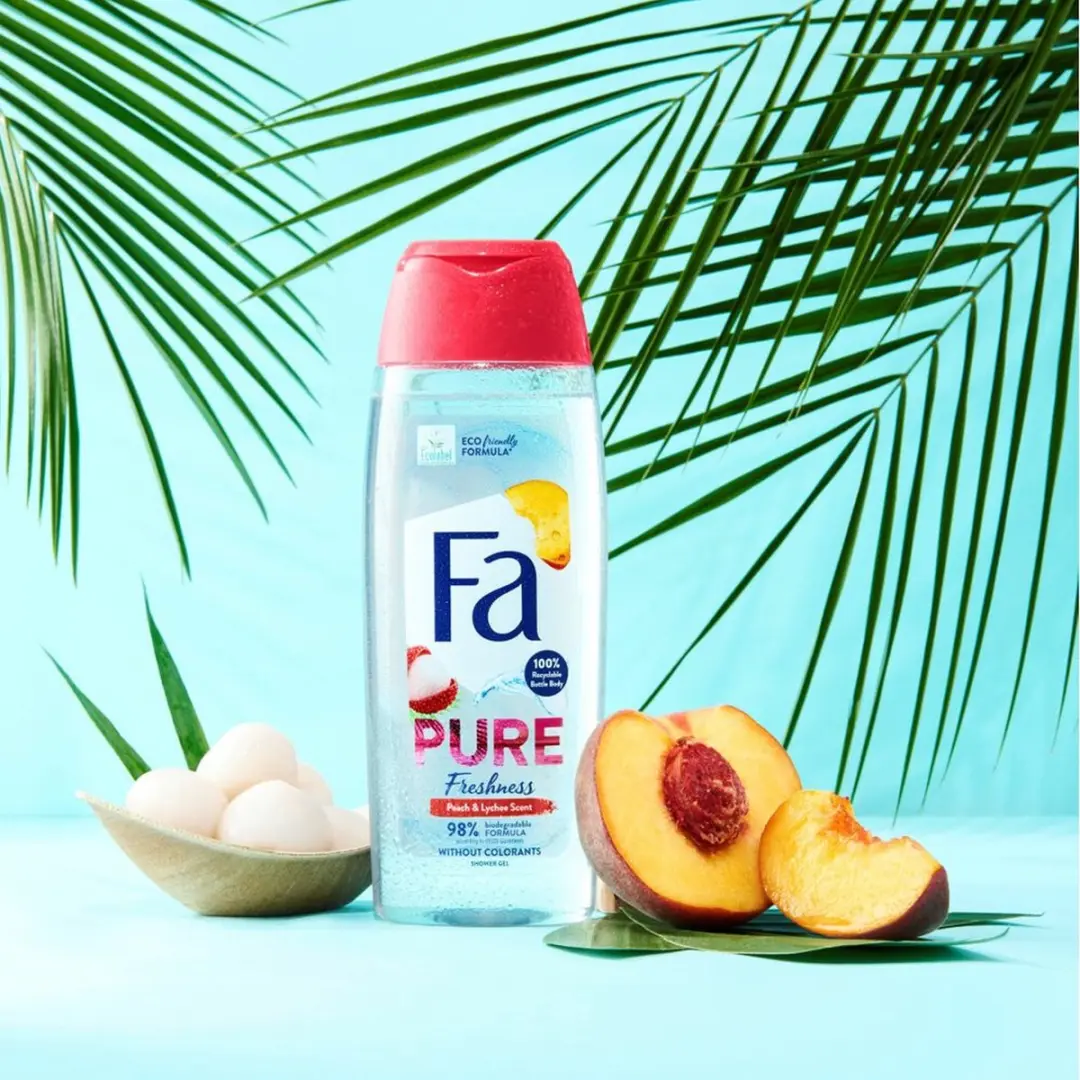 Fa Douchegel Pure Freshness Peach & Lychee 250ml