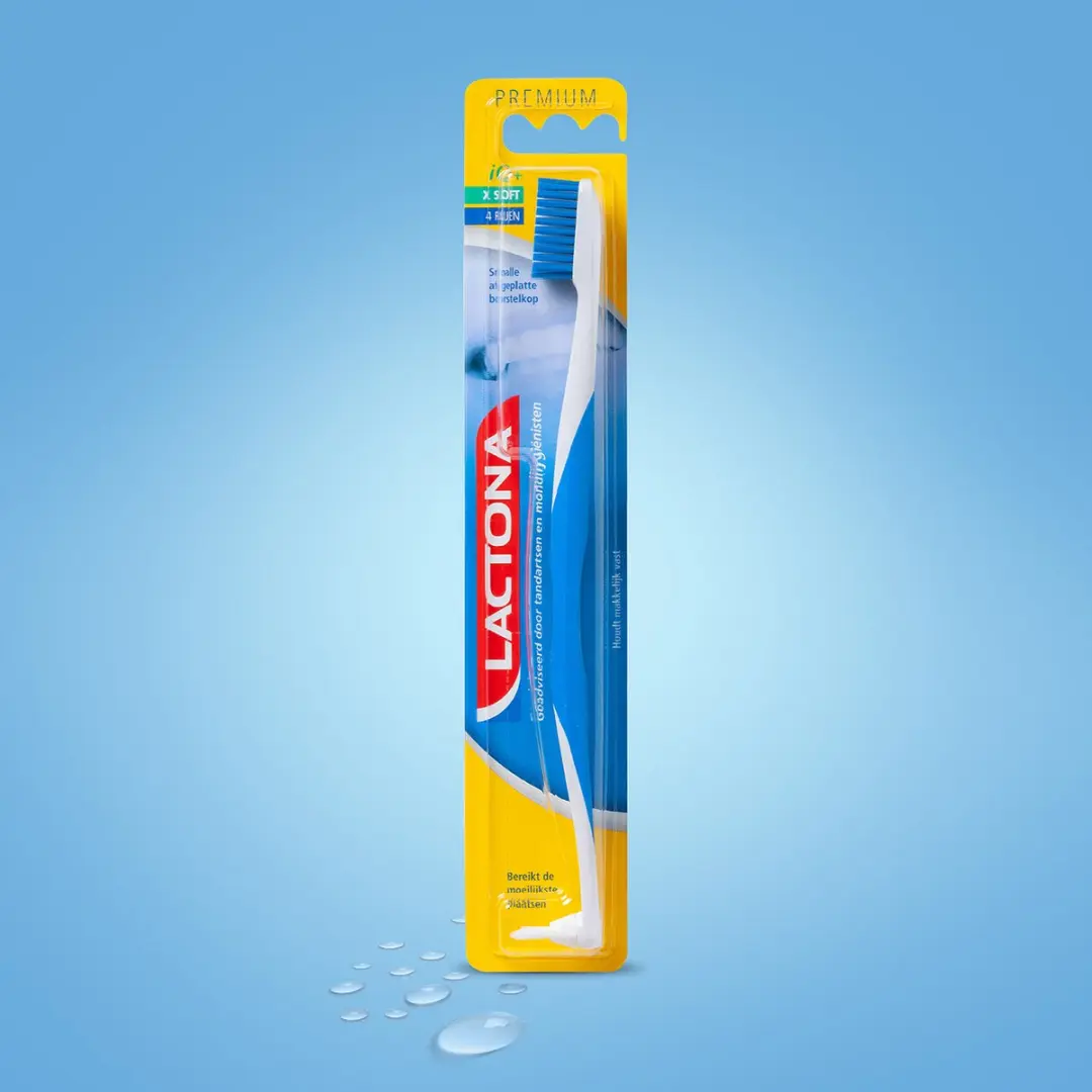 Lactona iQ+ X Soft Tandenborstel - Extra zacht - 1 Stuk - afbeelding 6 van 6