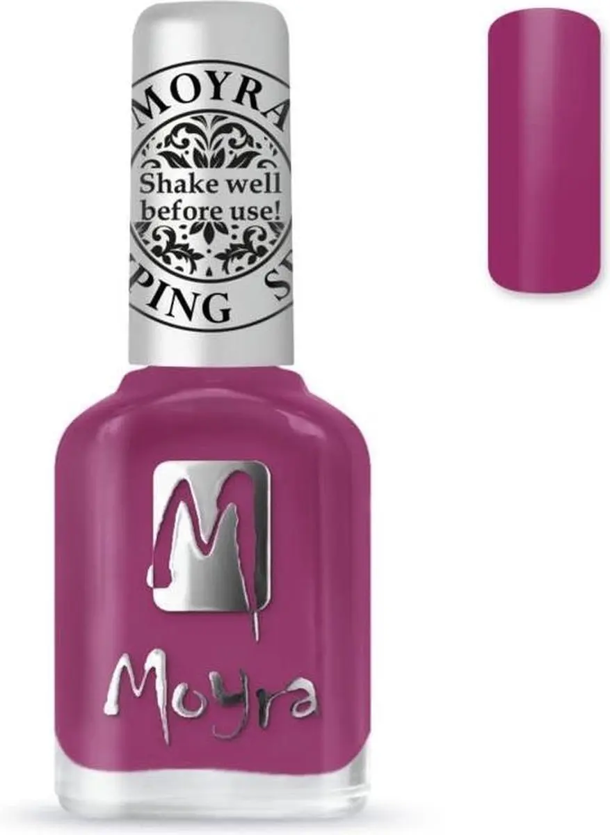 Moyra Stamping Nagellak PEONY RED 12ml