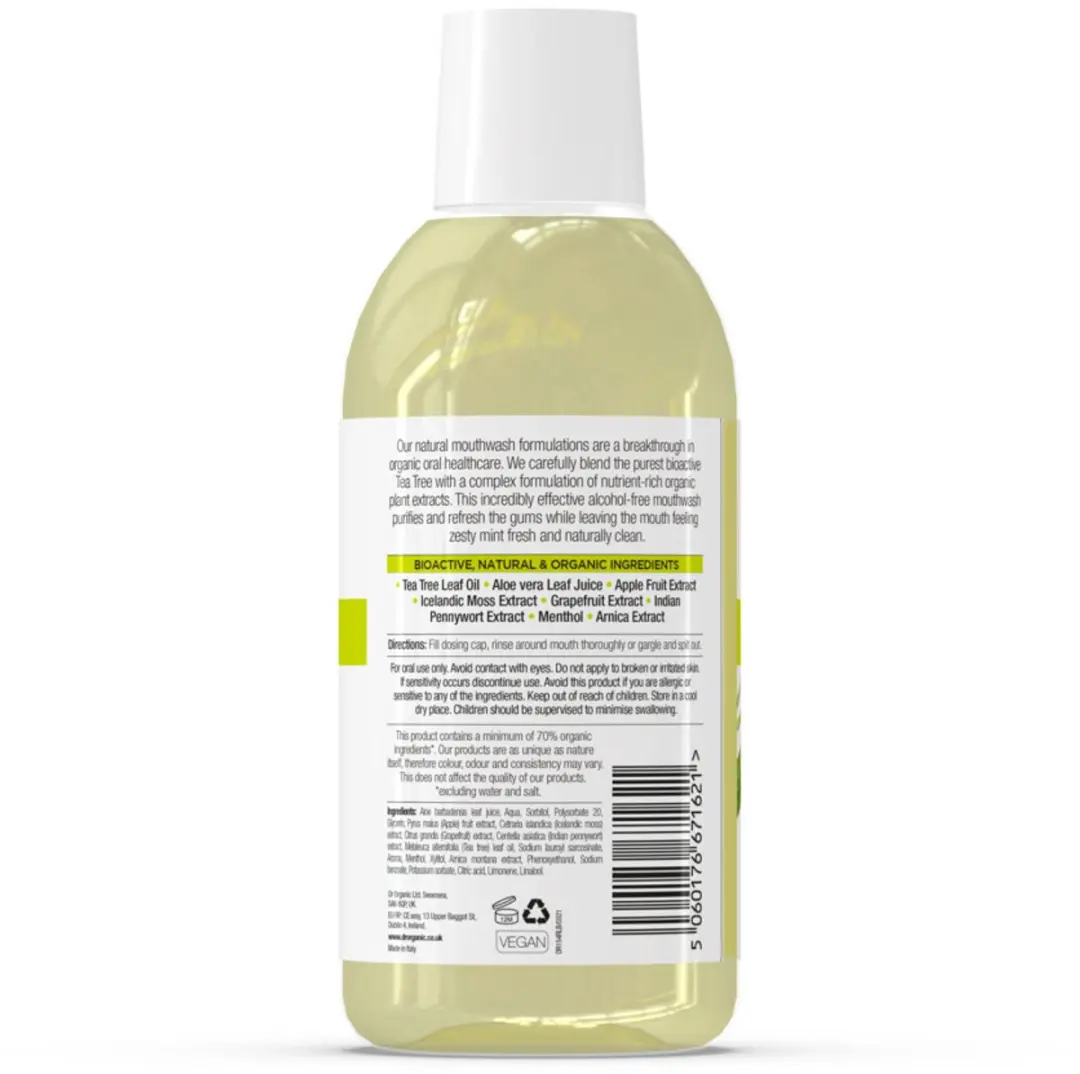 Dr. Organic Tea Tree Mondspoelwater 500ml