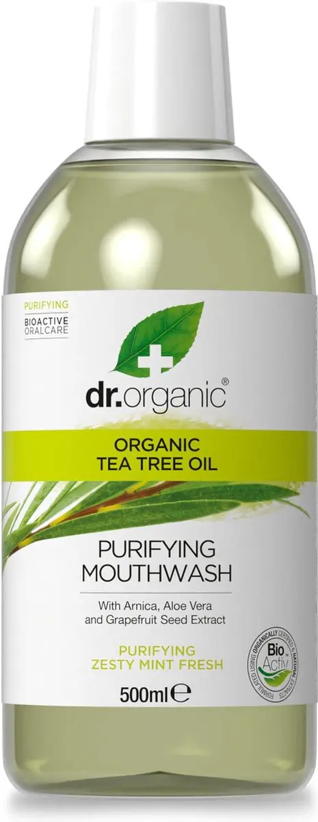 Dr. Organic Tea Tree Mondspoelwater 500ml
