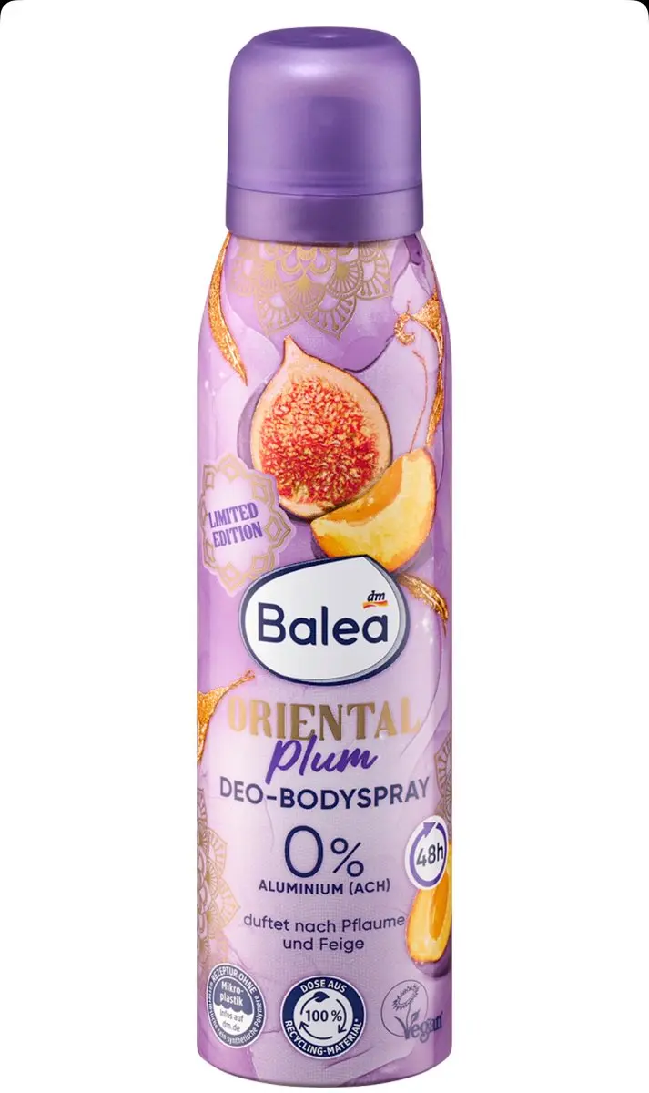 Balea Oriental Plum Bodyspray - 3x 150ml