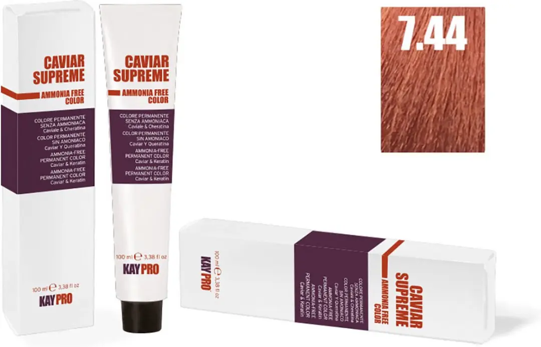 KayPro Caviar Supreme 7.44 Haarkleuring 100ml - Blond - Permanent