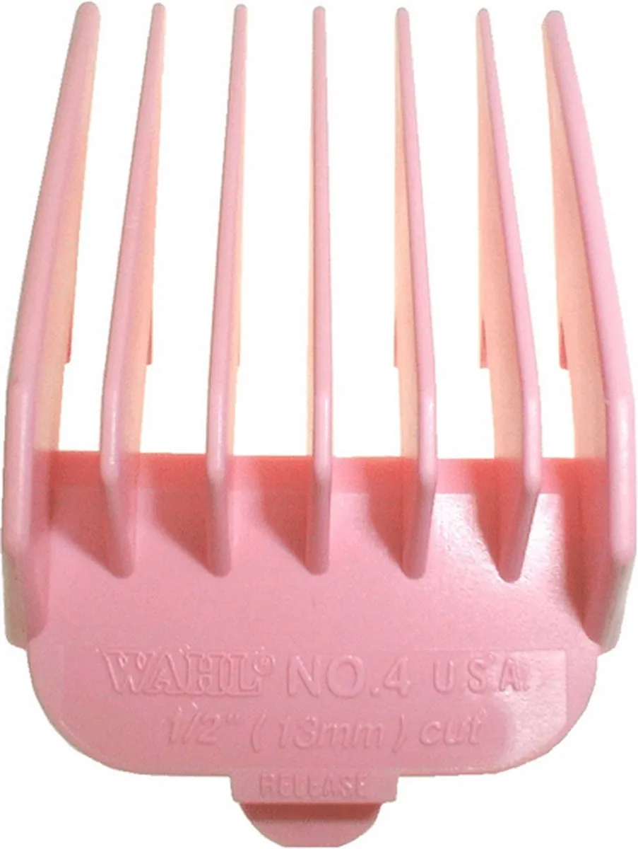 Wahl Opzetkam nr.4 Roze 13mm