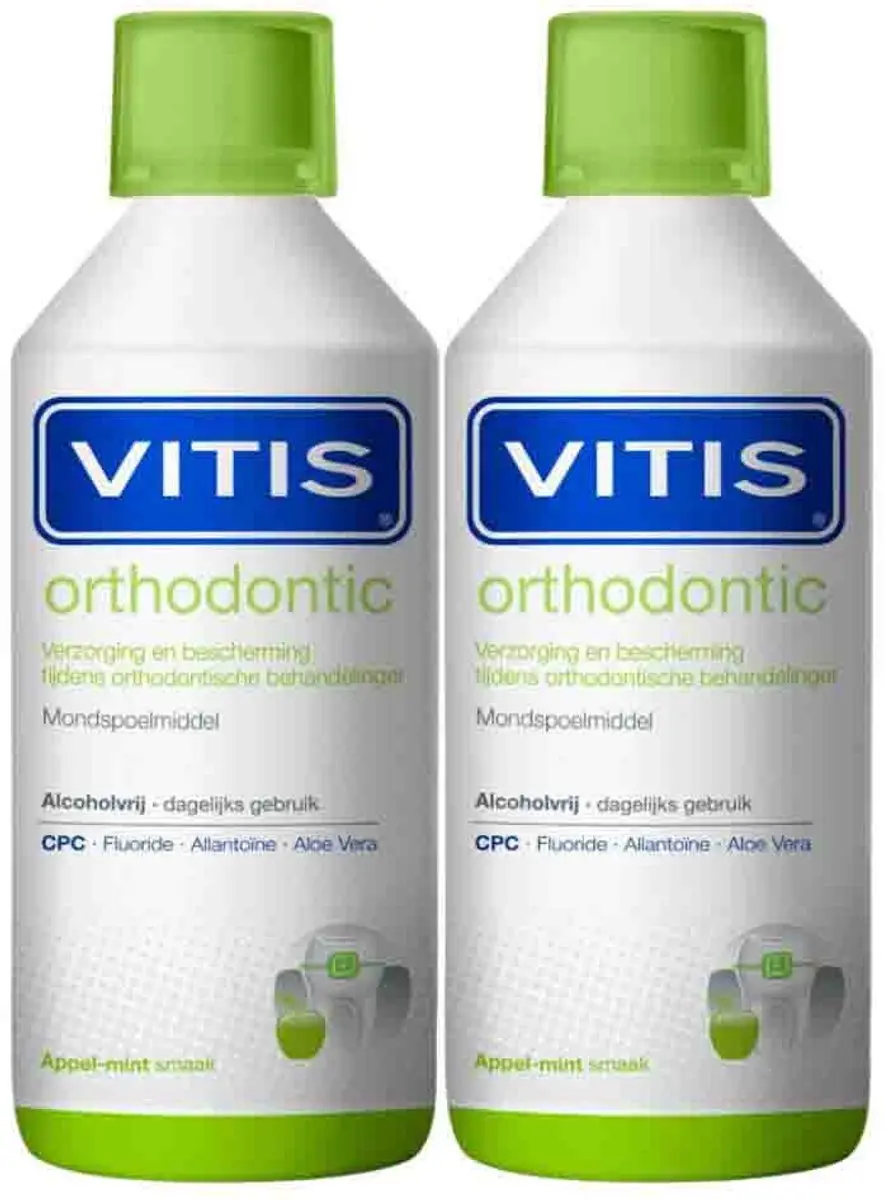 Vitis Mondwater Orthodontic 2x500ml