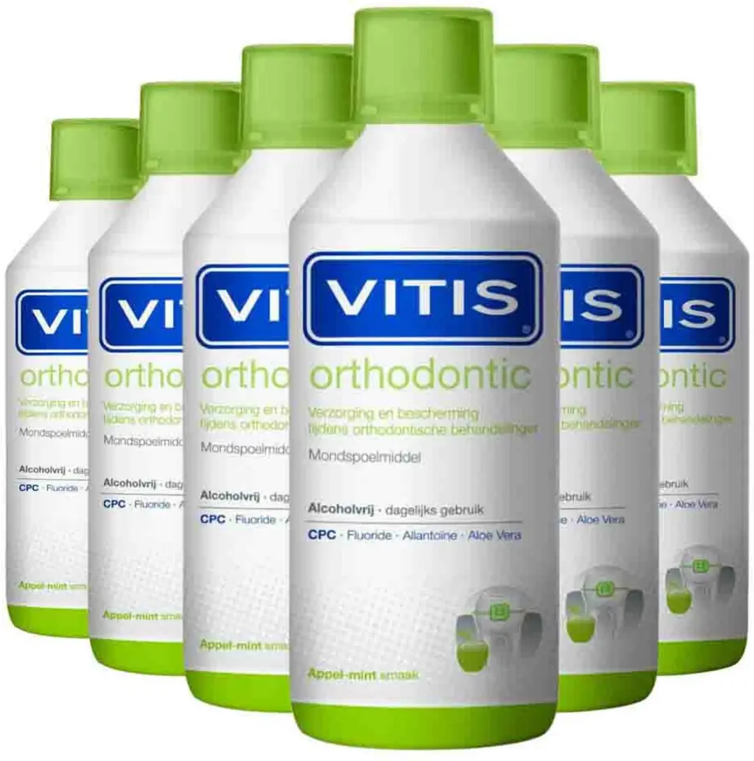 Vitis Mondwater Orthodontic 6x500ml