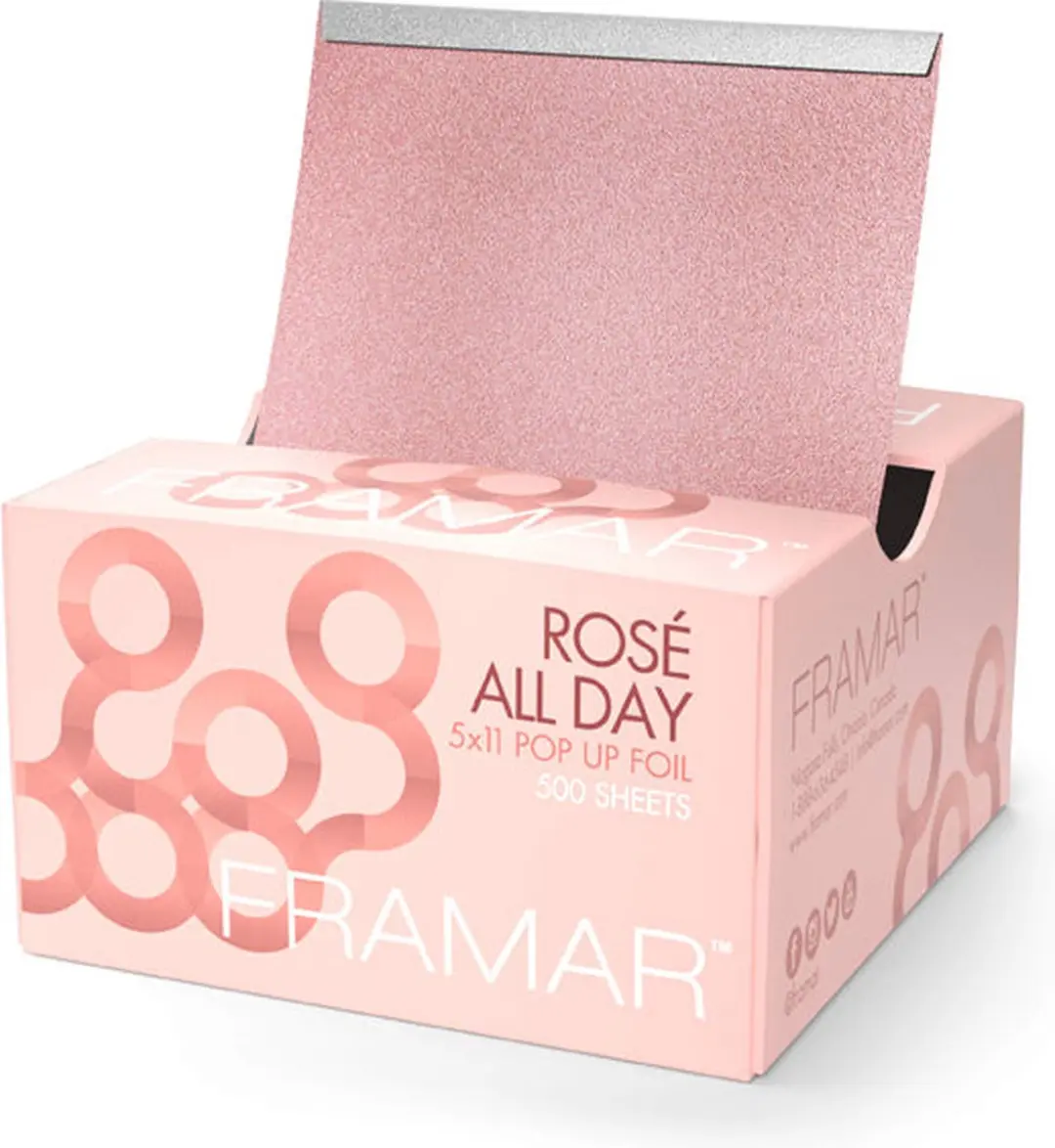 Framar Rose All Day Pop Ups - 500 Stuks - Zwart
