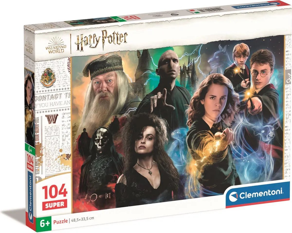 Clementoni Harry Potter Puzzel 104 Stukjes - Multikleur