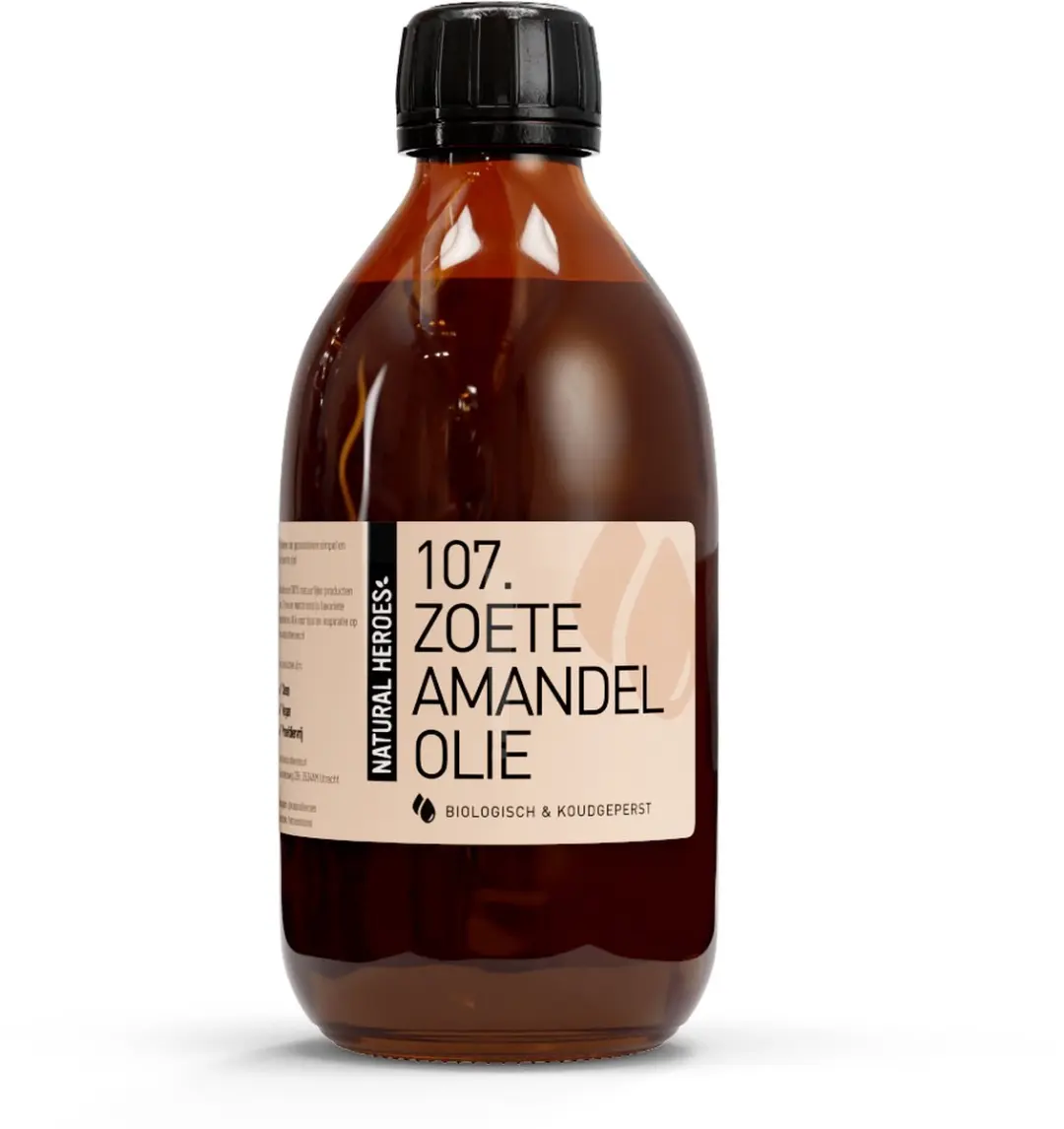Natural Heroes Zoete Amandelolie 300ml - Biologisch & Koudgeperst