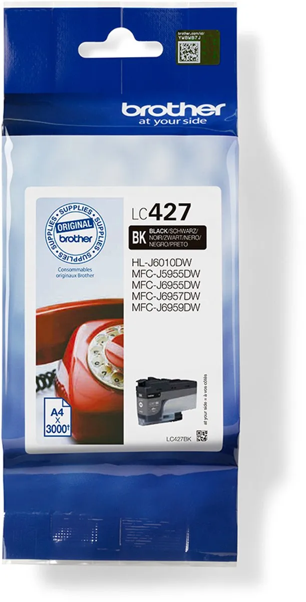 Brother LC-427BK Inktcartridge - Zwart