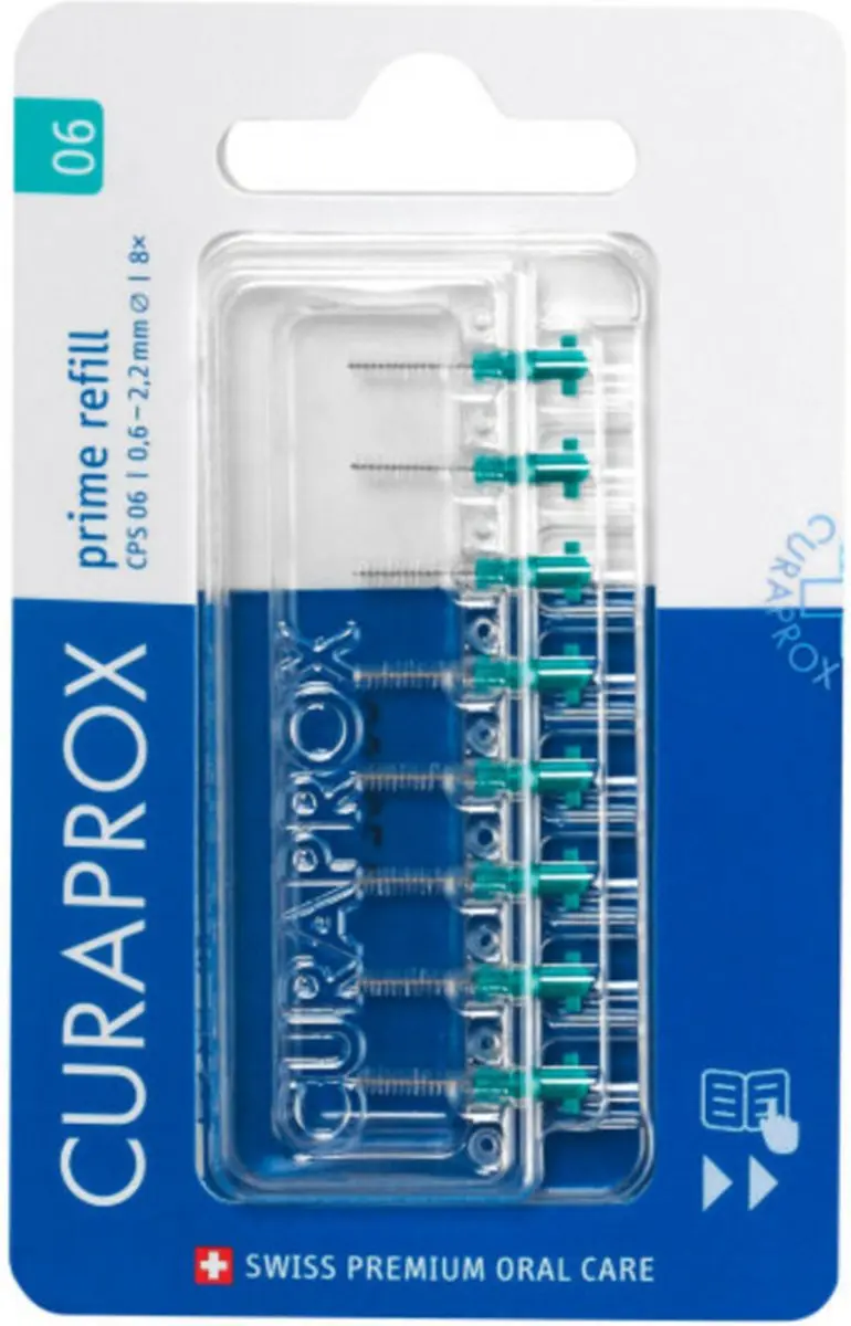 Curaprox Prime Refill 06 - 8 Stuks