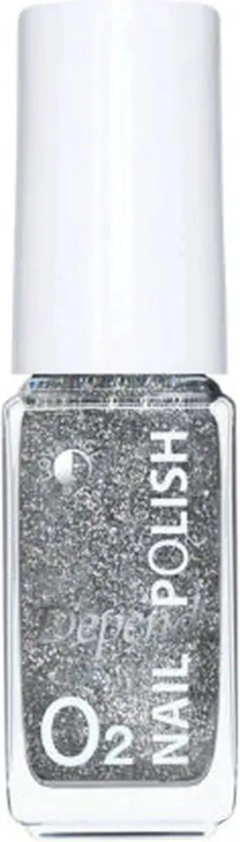 Depend Cosmetics Nagellak O2 Zilverglitter 782