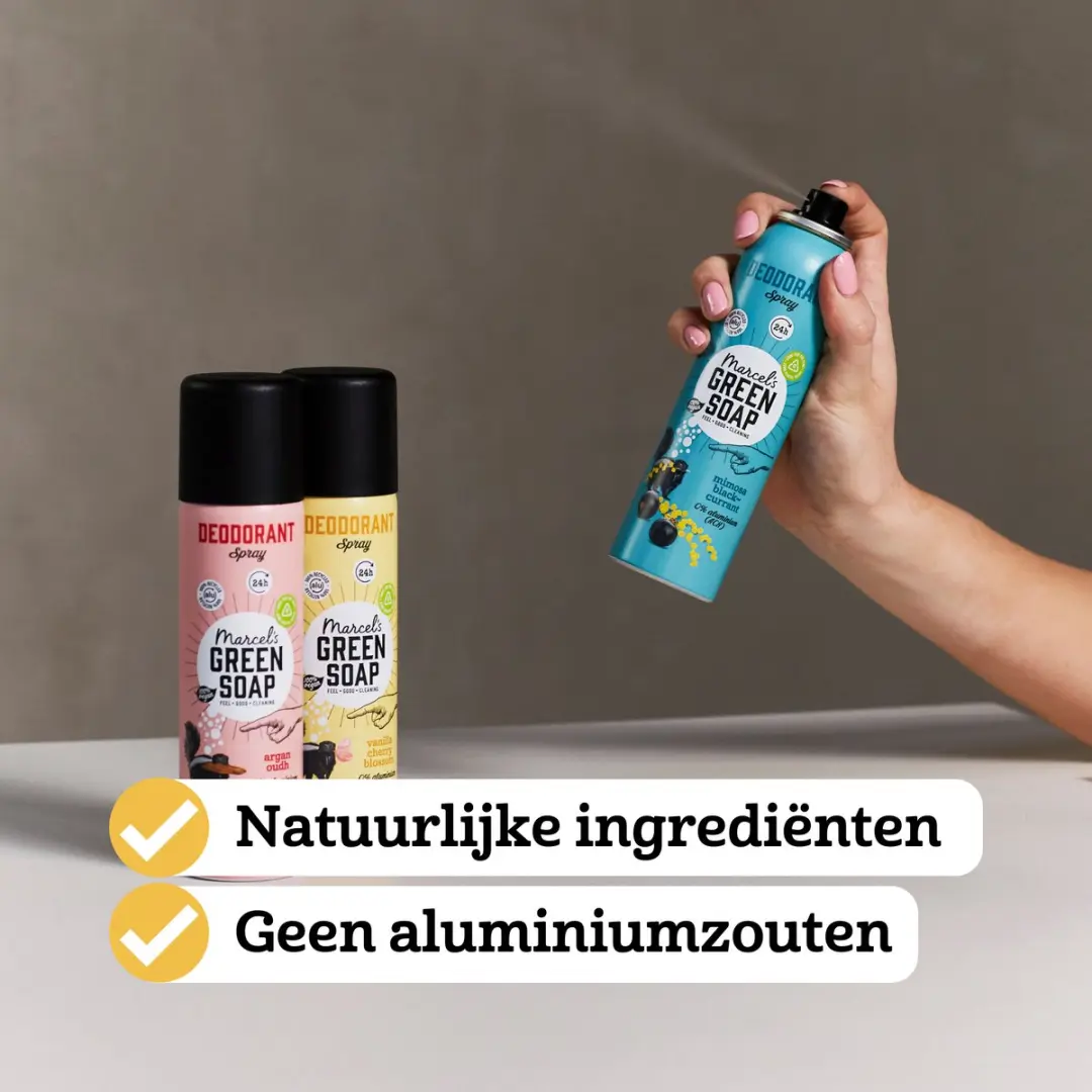 Marcel's Green Soap Deo Spray Vanille & Kersenbloesem 6x150ml