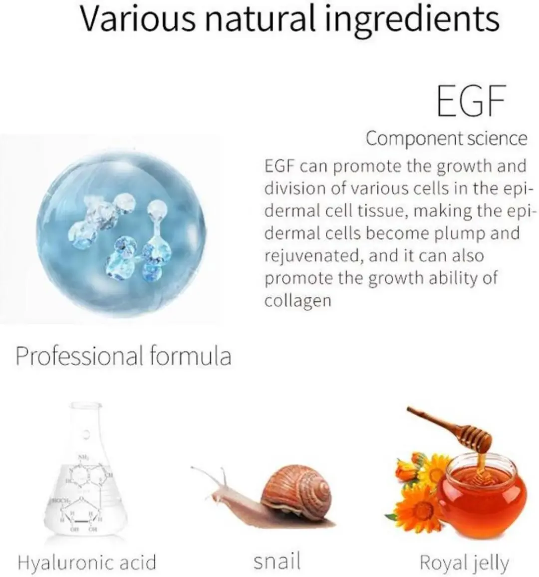 Mitomo Snail & EGF Gezichtsmaskers 4x25ml - Hyaluron & Oligopeptide