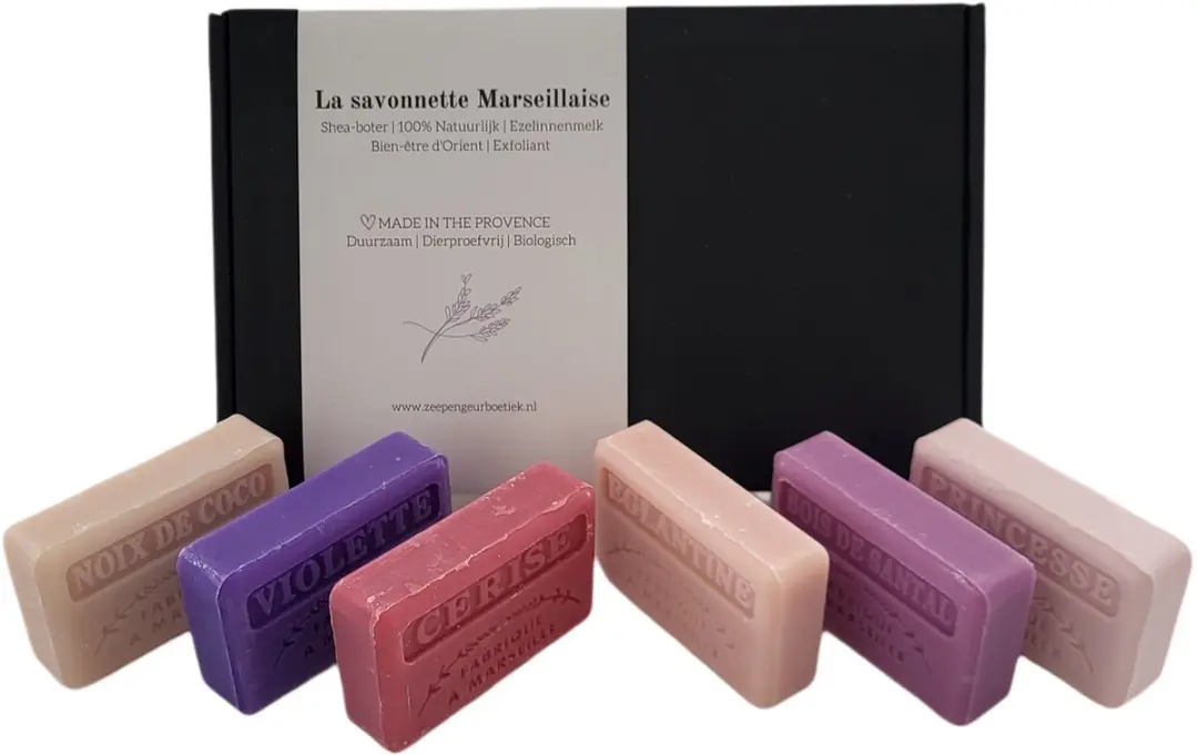 Savon de Marseille Zeepset 6x125g