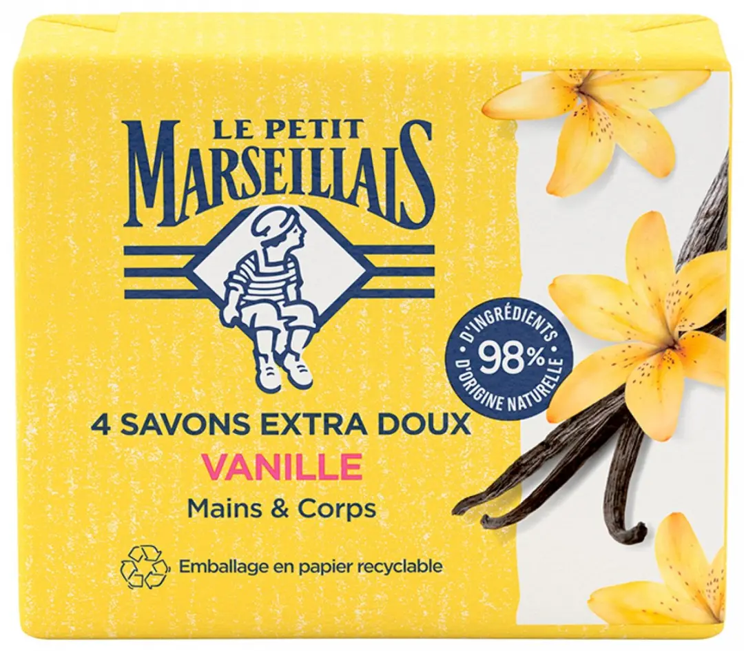 Le Petit Marseillais Zeep Vanille Set - 4x100g