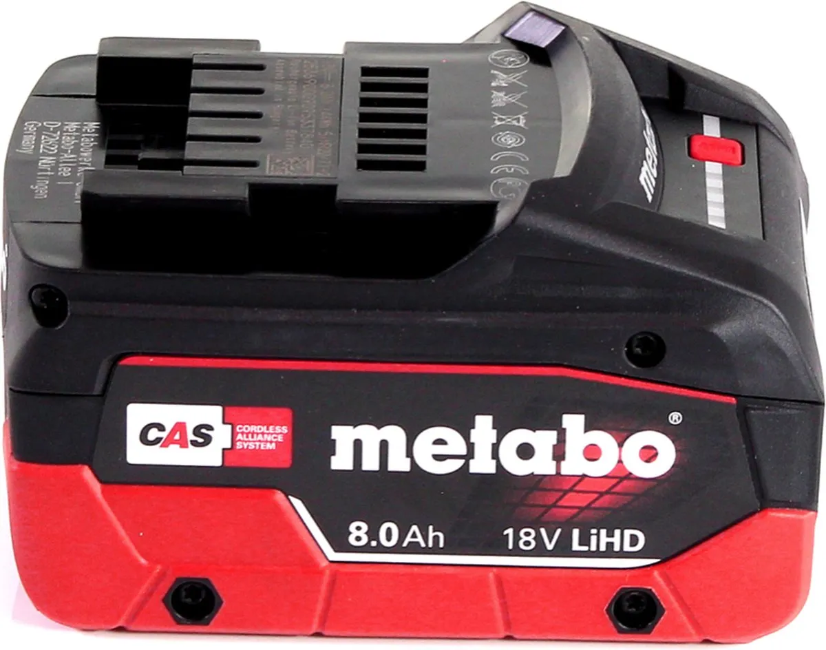Metabo LiHD 2x 18V 8.0Ah Accupack + ASC 145 Lader