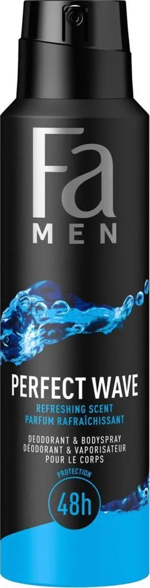 Fa Men Deospray Perfect Wave 150ml - 5 Stuks