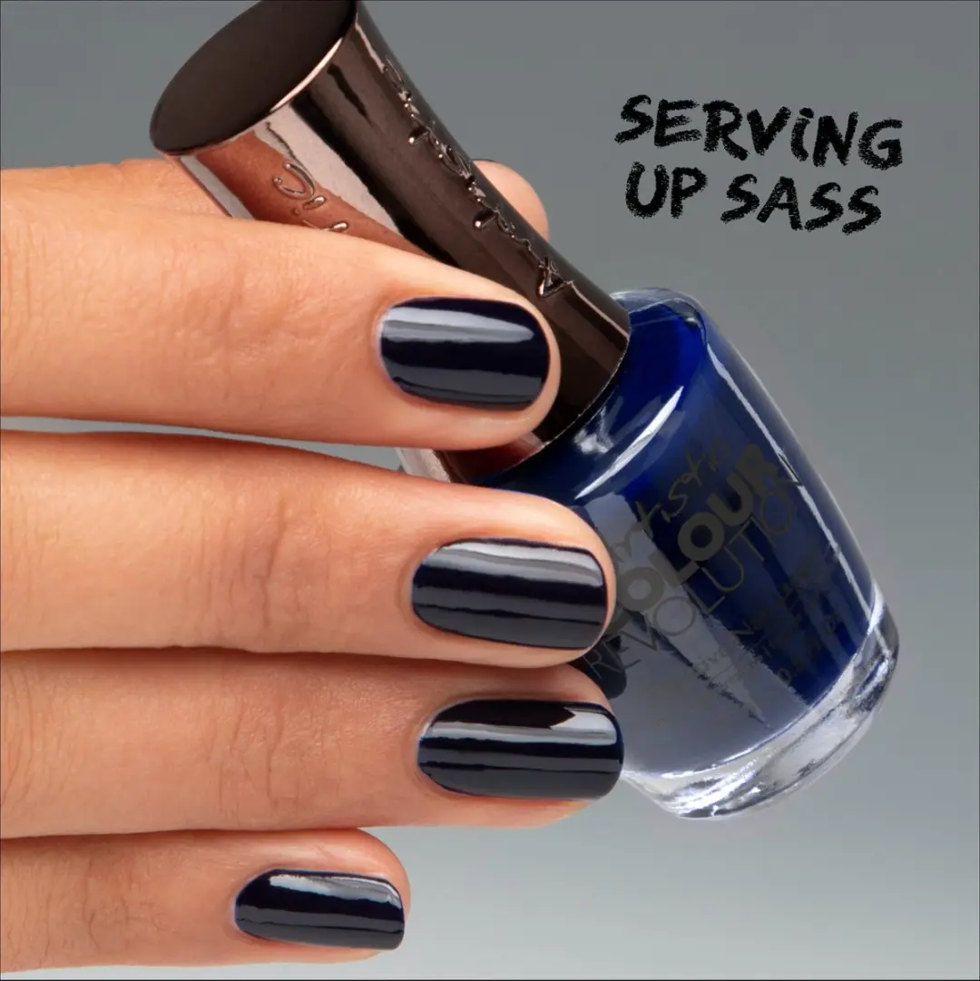 Artistic Nail Design Colour Revolution 'Serving Up Sass' - 15ml - Donkerblauw
