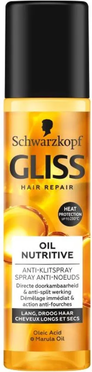 Gliss Oil Nutritive Anti-Klitspray 200ml