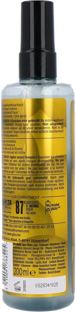 Gliss Oil Nutritive Anti-Klitspray 200ml