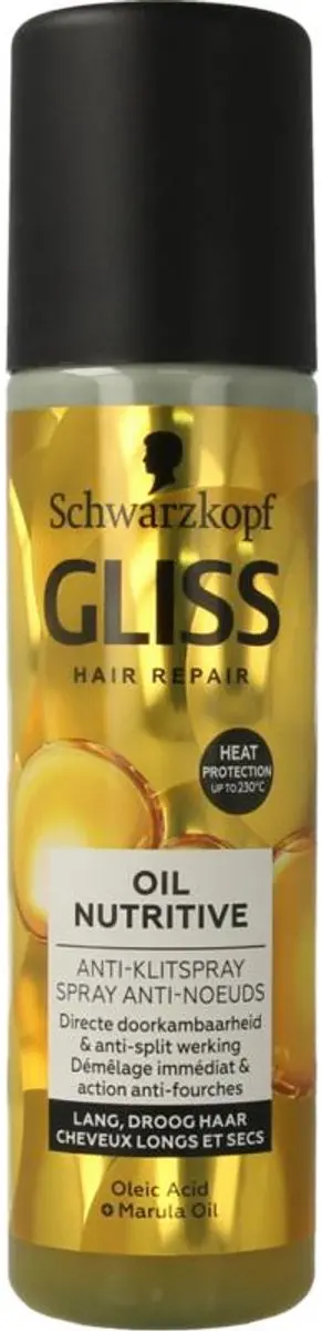 Gliss Oil Nutritive Anti-Klitspray 200ml