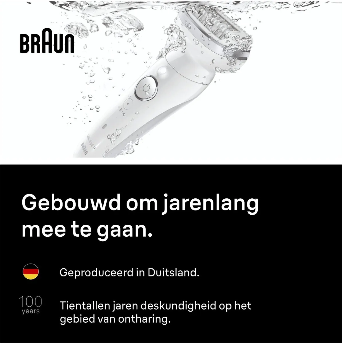 Braun Silk·épil 9 9-061 Epilator - 4 Opzetstukken - Zilver