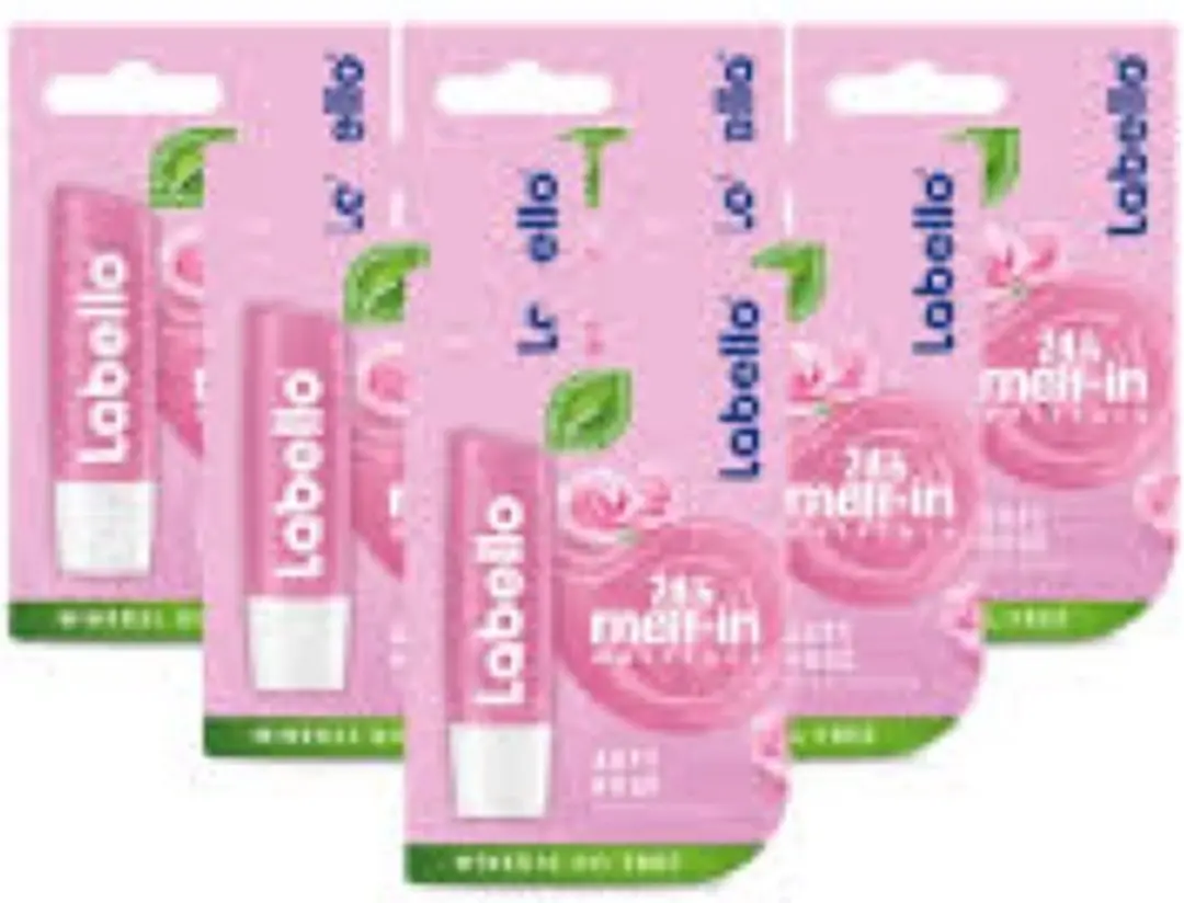 Labello Lippenbalsem Soft Rose - 6 Stuks