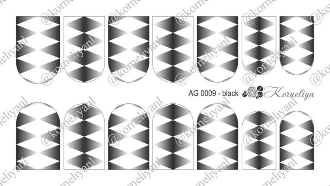 Korneliya Airbrush Waterdecal AG 0009