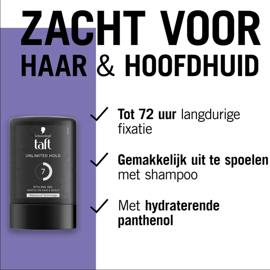 Taft Unlimited Hold Power Haargel - 6x300ml
