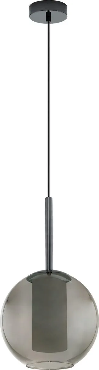 Eglo Tindari Hanglamp E27 - Staal/Glas - Wit/Grijs - afbeelding 3 van 4