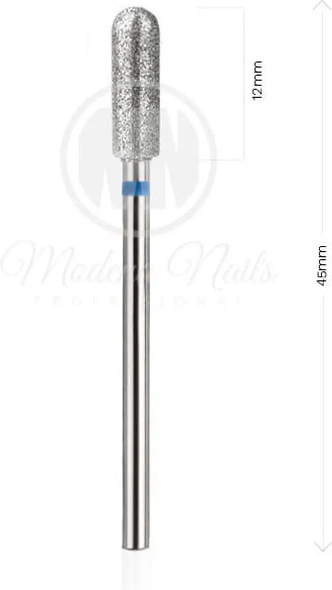 Modena Nails Opzetstuk Nagelfrees Diamond Coating 68 - Zilver