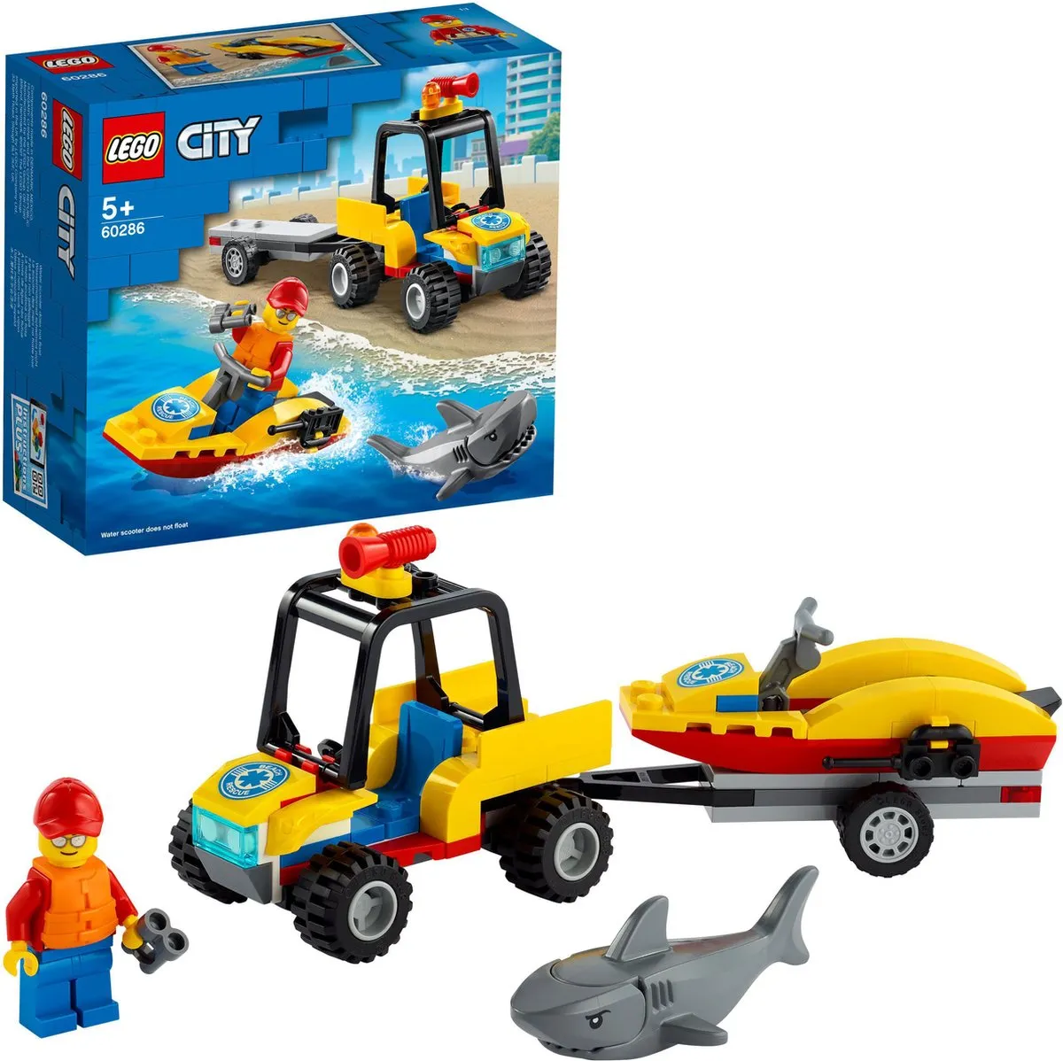 LEGO City ATV Strandredding 60286 - 79 Stukken