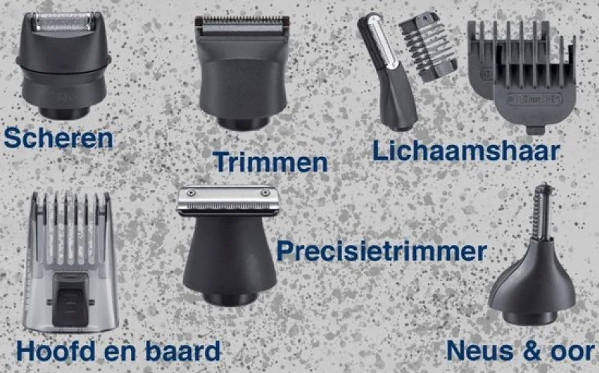 Remington Graphite Series G5 PG5000 Trimmerset - 9 Opzetstukken - Zwart