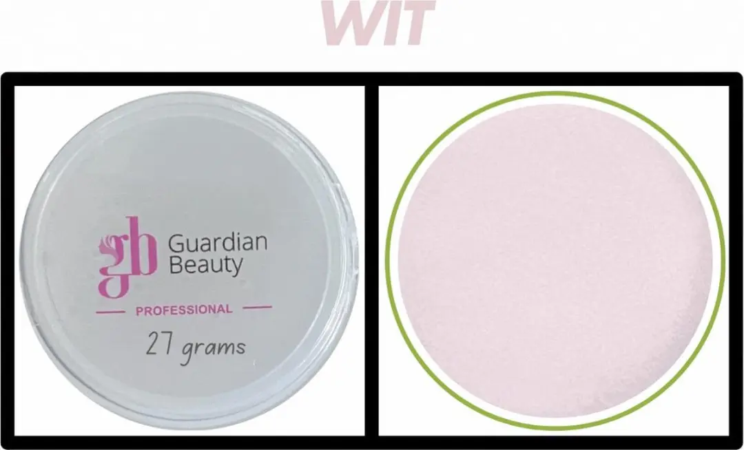 Guardian Beauty Acrylpoeder Set 3 Kleuren 81ml - Blauw/Wit/Baby Roze - afbeelding 6 van 6