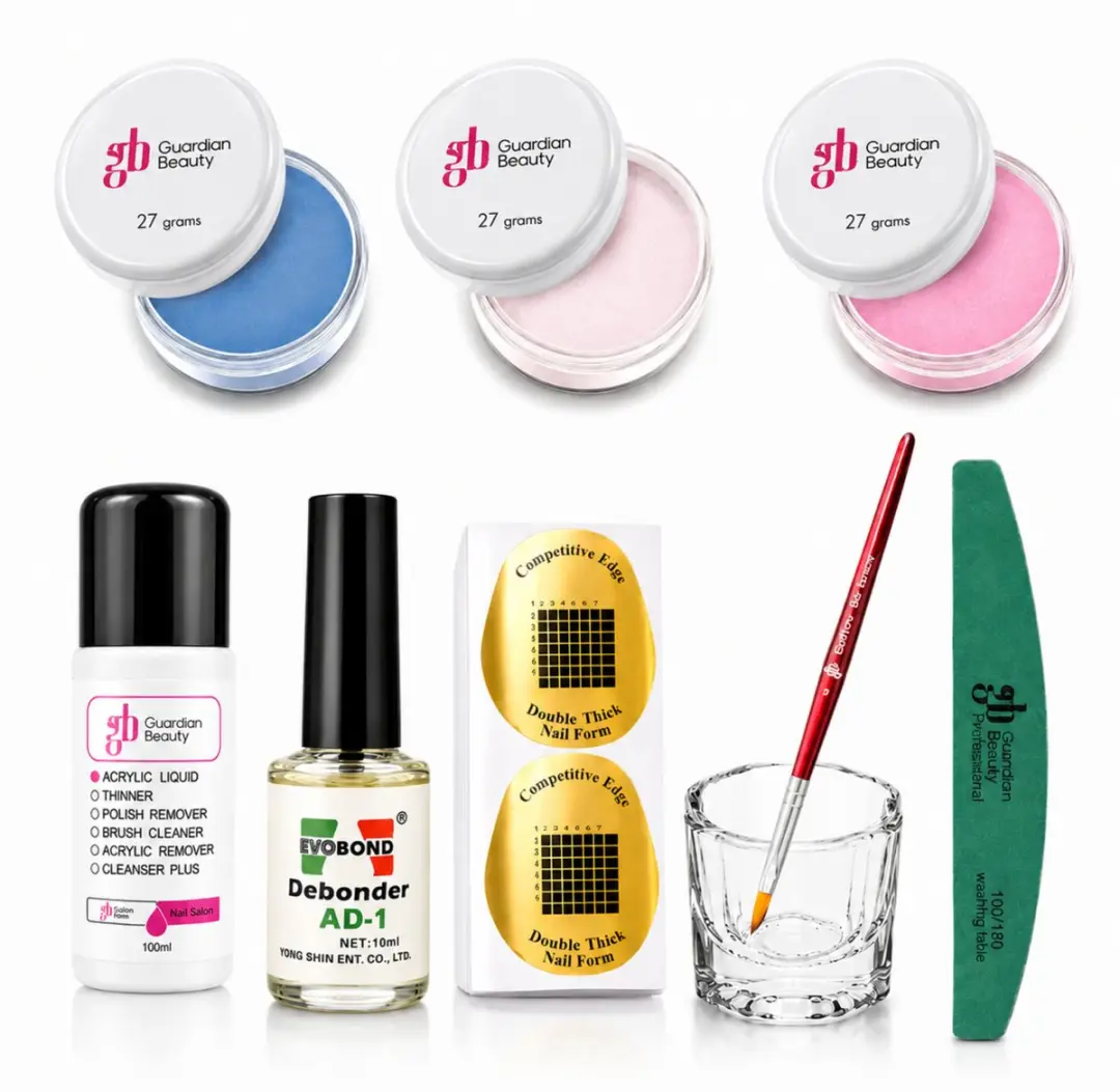 Guardian Beauty Acrylpoeder Set 3 Kleuren 81ml