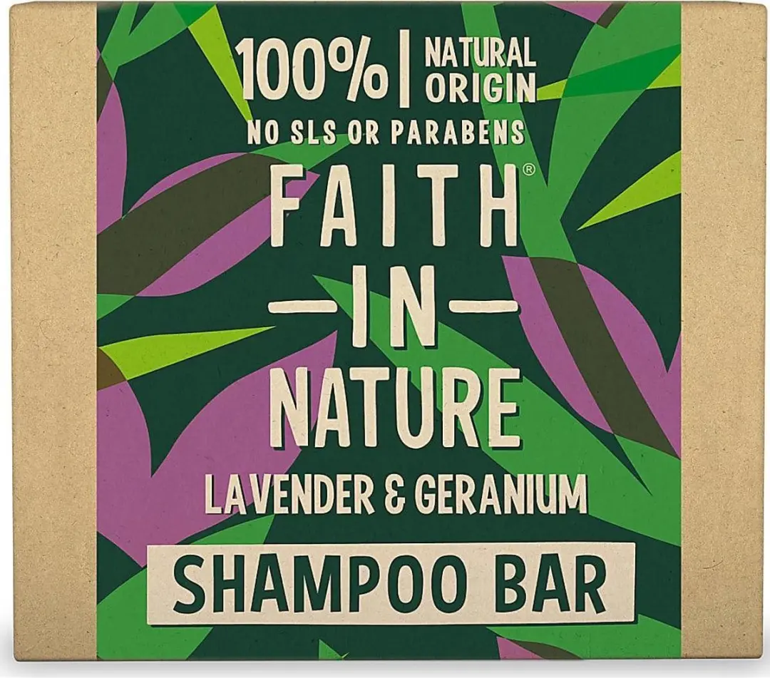 Faith In Nature Lavender & Geranium Shampoo Bar 85g