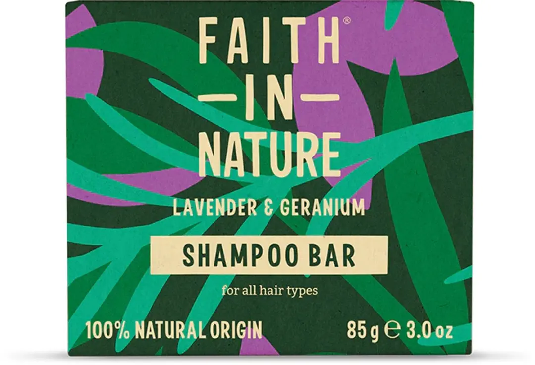 Faith In Nature Lavender & Geranium Shampoo Bar 85g