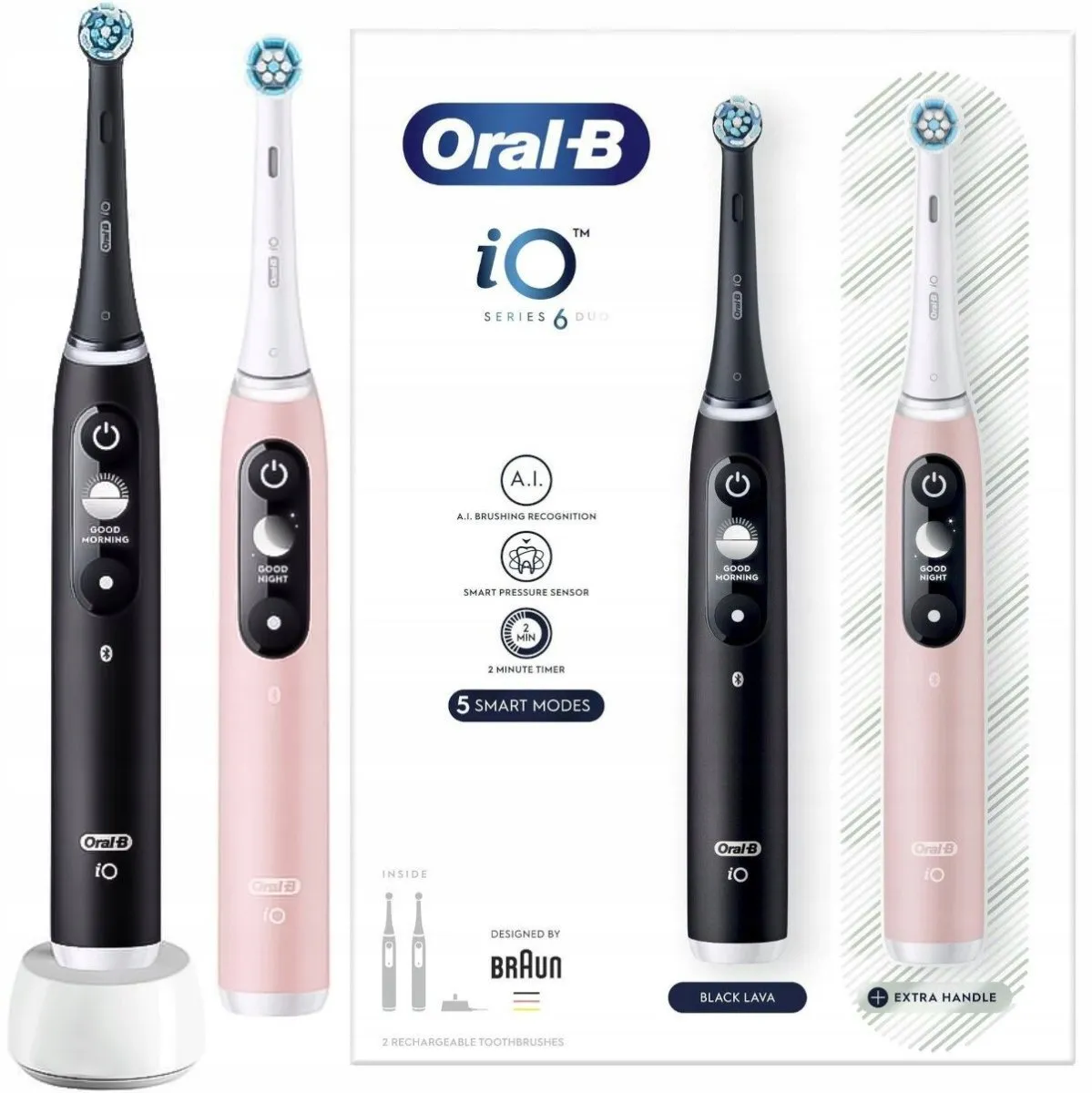 Oral-B iO Series 6 Duo Elektrische Tandenborstel