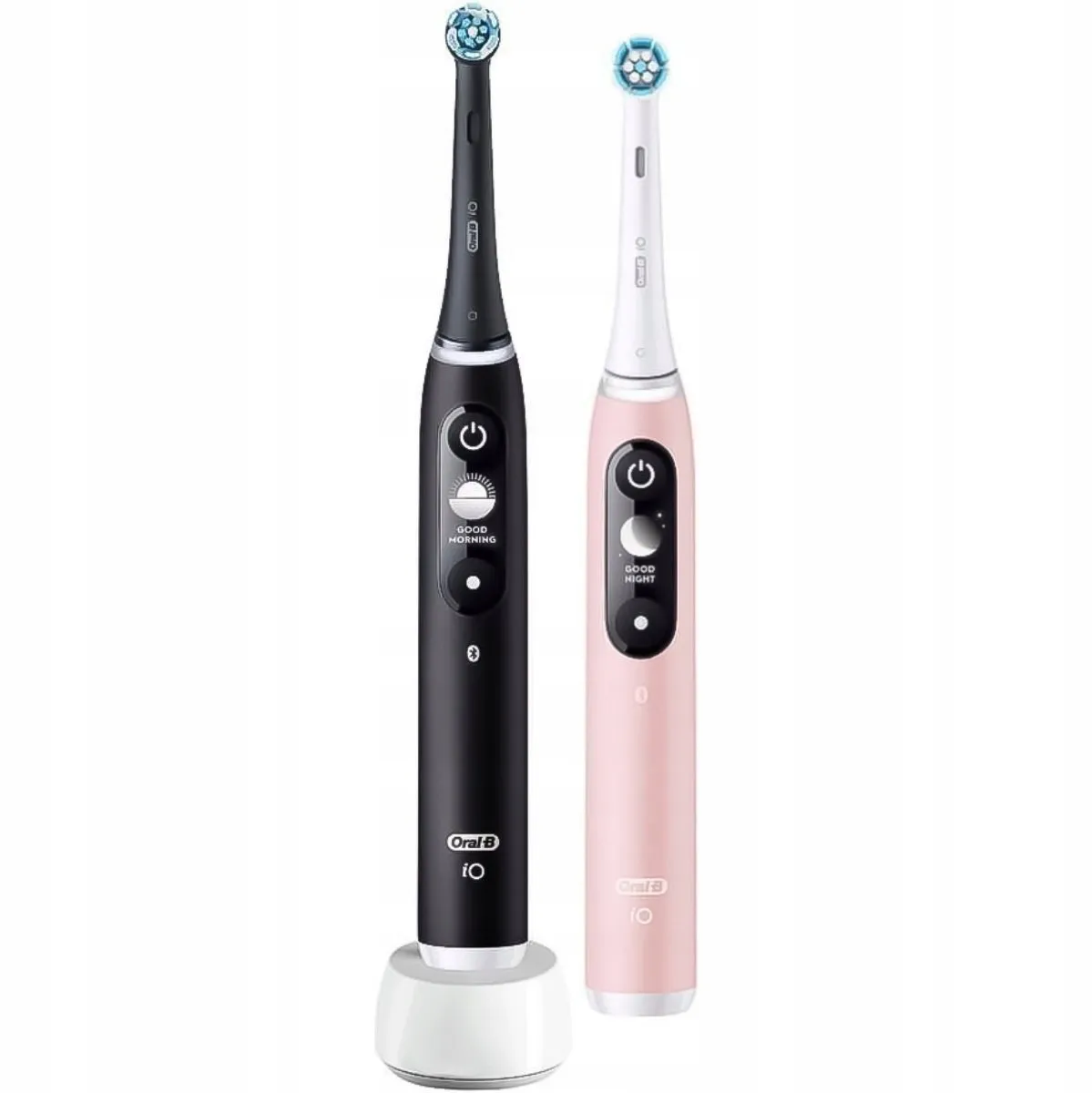 Oral-B iO Series 6 Duo Elektrische Tandenborstel - Black Pink - 2 Stuks
