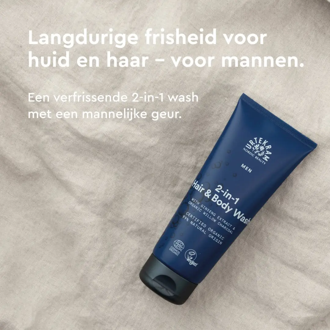 Urtekram Men 2-in-1 Haar- & Bodywash 200ml