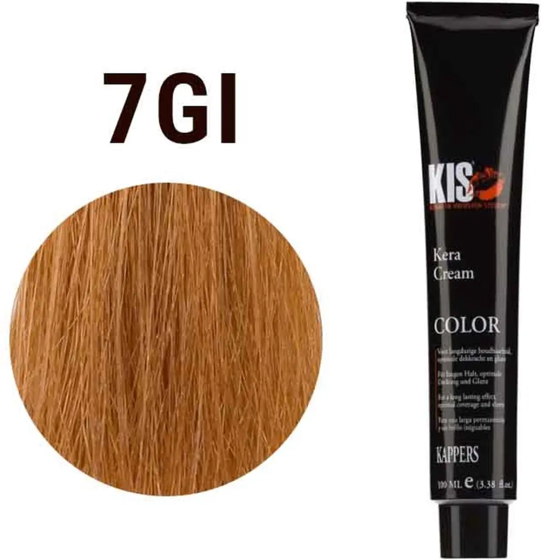 KIS KeraCream Color 100ml - 7GI Midden Blond Permanent