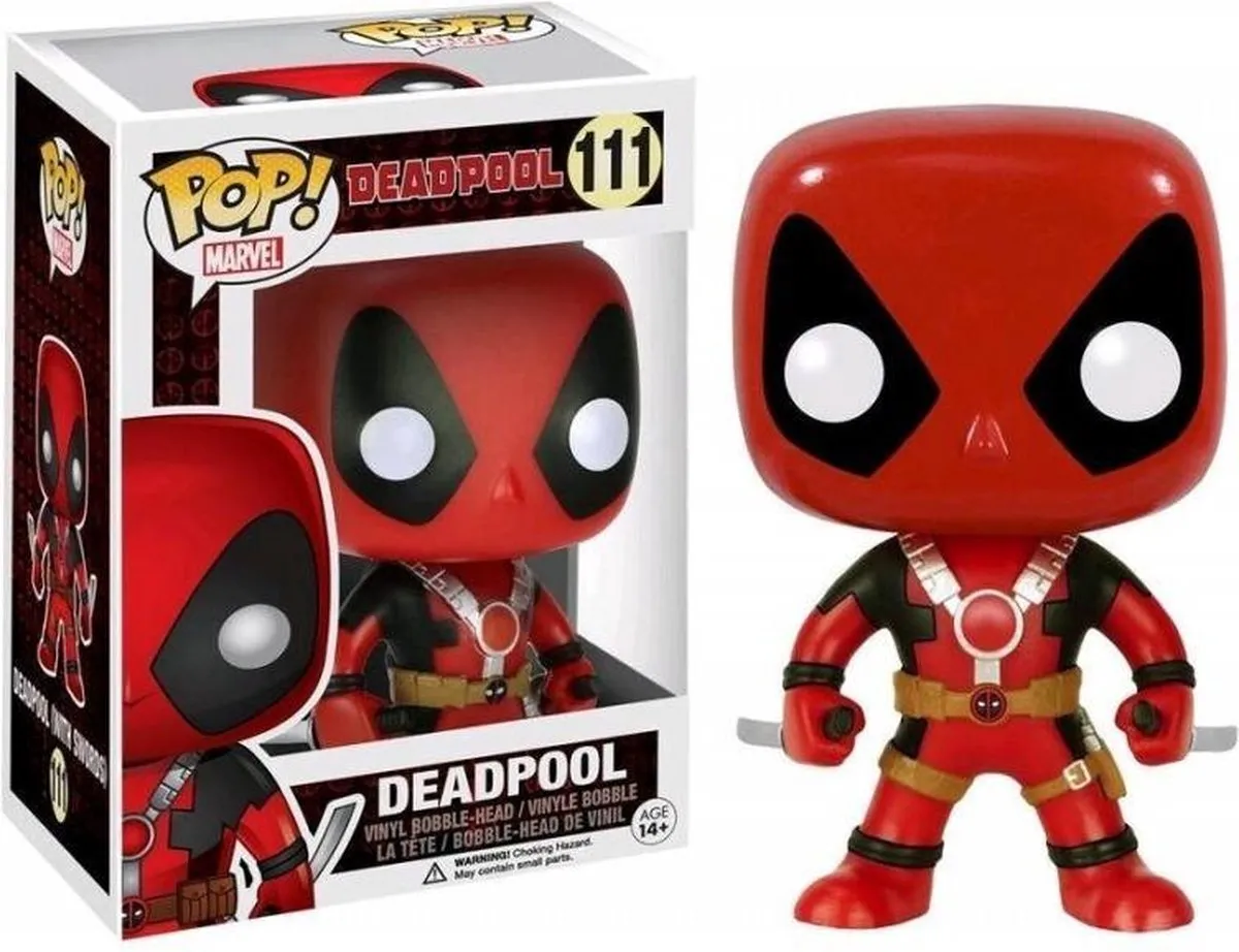 Funko Pop! Deadpool Two Swords Marvel Verzamelfiguur 10cm FUN7486