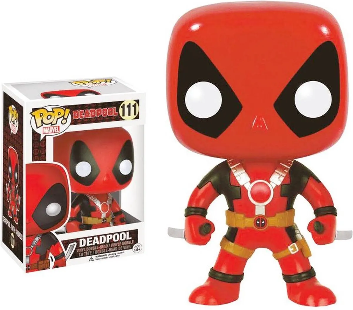 Funko Pop! Deadpool Two Swords Marvel Verzamelfiguur 10cm FUN7486